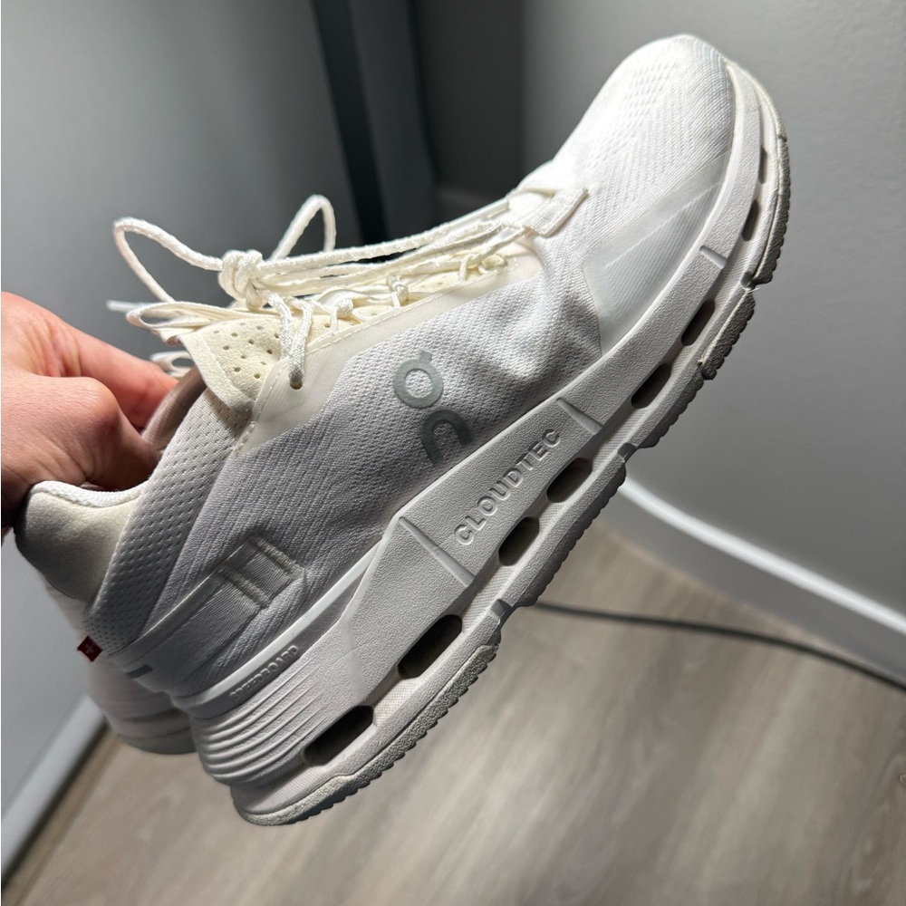 On Women's White Athletic Shoes